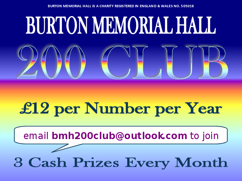 Burton Memorial Hall 200 Club