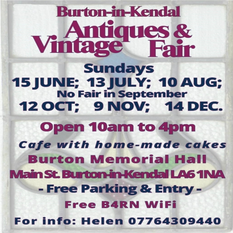 Antiques & Vintage Fair - Sun 14th June 2025
