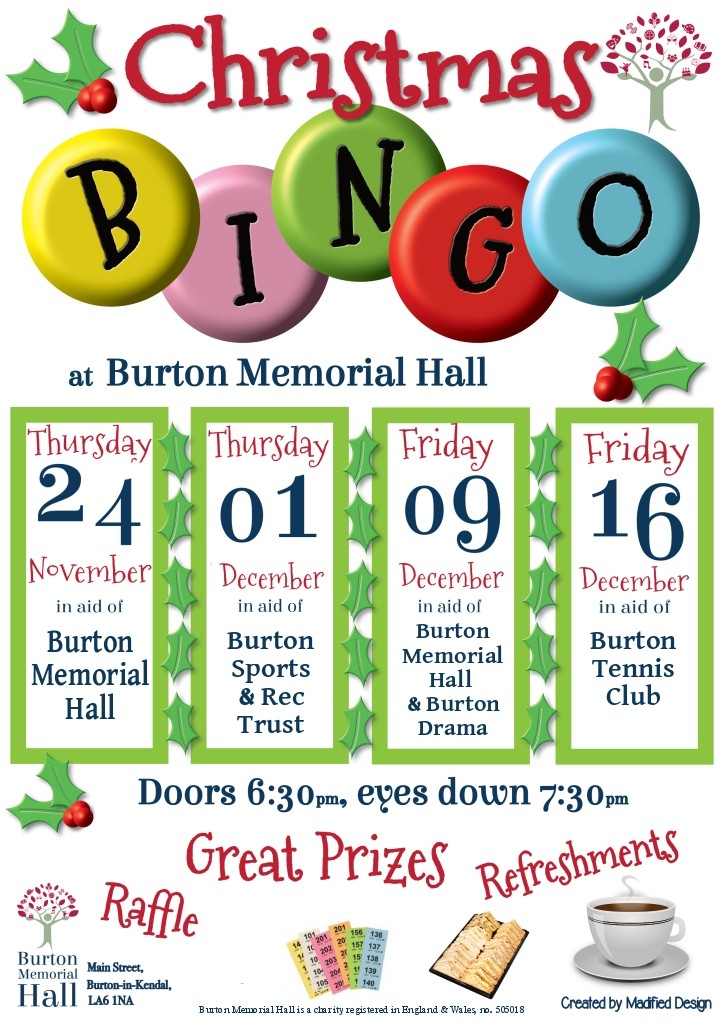 Christmas Bingo Poster 2022 web opt